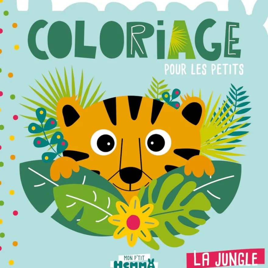 Mon p'tit Hemma - Coloriage pour les petits : la jungle