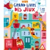 Mon P'tit Hemma - Mon grand livre des jeux - Livre cartonné avec 5 jeux de plateau - dès 3 ans