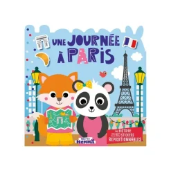 Mon P'tit Hemma - Une journée à Paris - avec 60 autocollants repositionnables