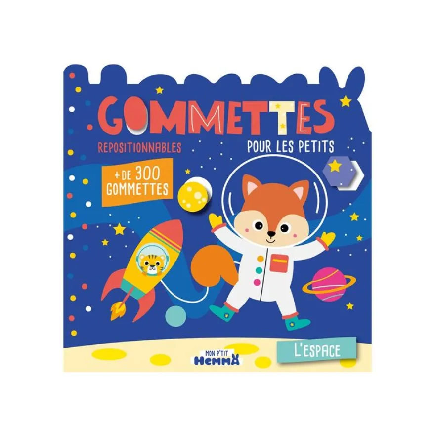 Mon P'tit Hemma - Gommettes pour les petits - L'espace - par Carotte et Compagnie