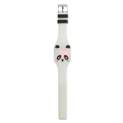 Montre panda Back2Fun - design kawaii en silicone - affichage 12 h - pile incluse