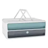 MoovUp - 2 blocs de classement à tiroirs - pour 240 x 320 mm - vert/gris