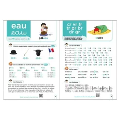 Méthode de lecture syllabique - Regarde, je lis avec Mila et Noé - par Battut Eric, Gribouille Mary