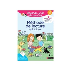 Méthode de lecture syllabique - Regarde, je lis avec Mila et Noé - par Battut Eric, Gribouille Mary
