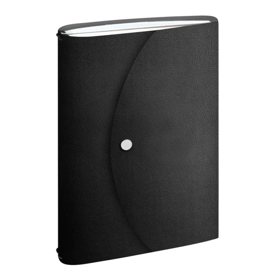 Multicarnet Clover Classic -2 carnets lignés et 1 carnet uni - 15 x 21 cm - Casual, Classic noir et Kraft - Exacompta