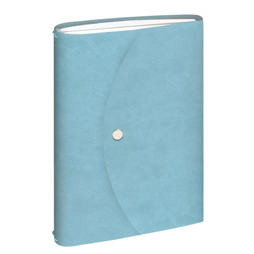 Multicarnet Clover Céleste -2 carnets lignés et 1 carnet uni - 15 x 21 cm - Paloma, Elise bleu et Kraft - Exacompta