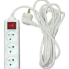 Multiprise avec interrupteur 3 prises - 4m