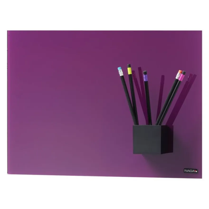 Naga - Pot à marqueurs aimanté - carré 6 x 6 x 6 cm