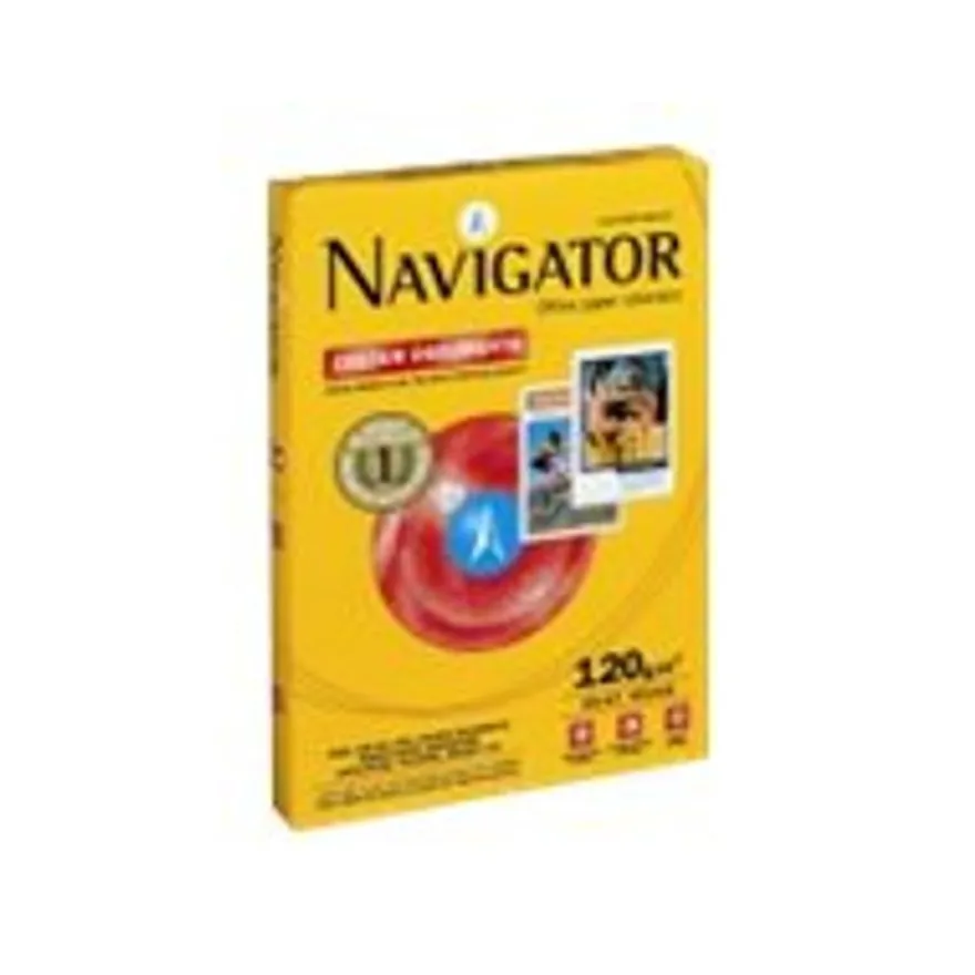 Navigator Expression - Papier blanc - A4 (210 x 297 mm) - 120 g/m² - 2000 feuilles (carton de 8 ramettes)