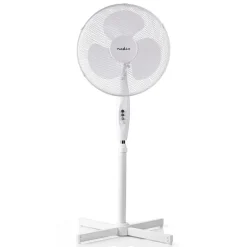 Nedis - Ventilateur sur Pied - 40 cm - 3 vitesses - blanc