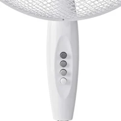 Nedis - Ventilateur sur Pied - 40 cm - 3 vitesses - blanc