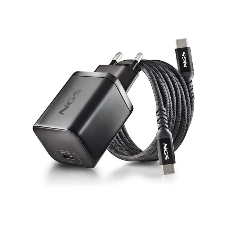 NGS - Adaptateur secteur USB-C - GaN, Ultra Rapide - 65 watt