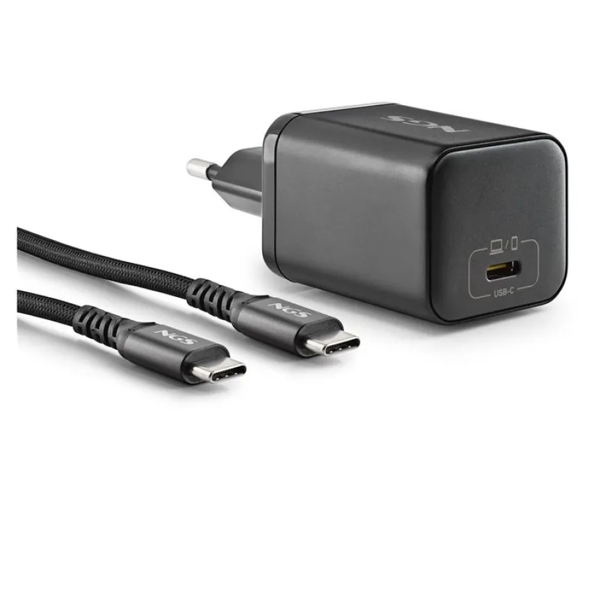 NGS - Adaptateur secteur USB-C - GaN, Ultra Rapide - 65 watt