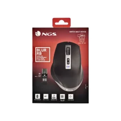 NGS Blur-RB - souris sans fil - noir