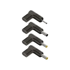 NGS BUD-AC - Kit adaptateur de connecteur d'alimentation - Alimentation USB (100 W) - noir