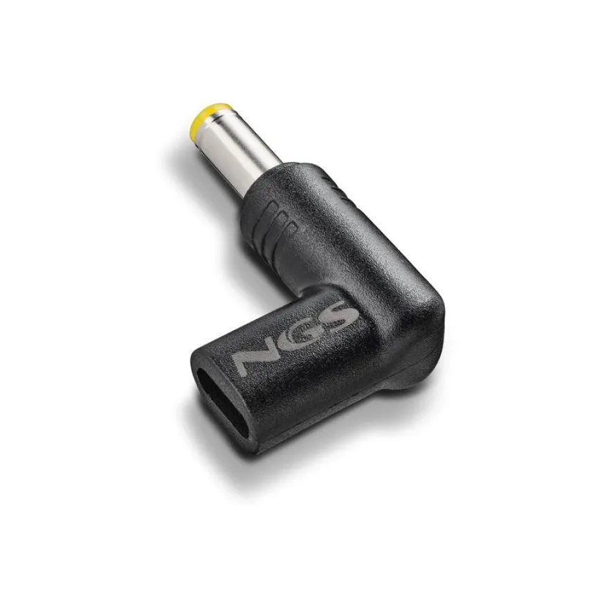 NGS BUD-AC - Kit adaptateur de connecteur d'alimentation - Alimentation USB (100 W) - noir