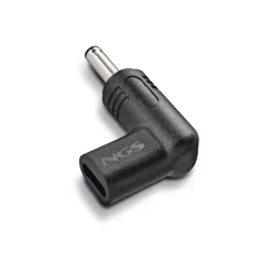 NGS BUD-AS - Kit adaptateur de connecteur d'alimentation pour prise CC de 6,0 mm - Alimentation USB (100 W) - noir
