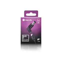 NGS BUD-D - Kit adaptateur de connecteur d'alimentation - Alimentation USB (100 W) - noir