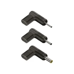 NGS BUD-SM - Kit adaptateur de connecteur d'alimentation - Alimentation USB (100 W) - noir