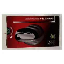 NGS EVO MOKSHA - Souris sans fil ergonomique pour droitiers - 5 boutons - noir