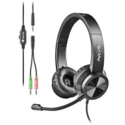 NGS MSX 11 Pro - Casque filaire avec micro - jack 3,5mm - noir