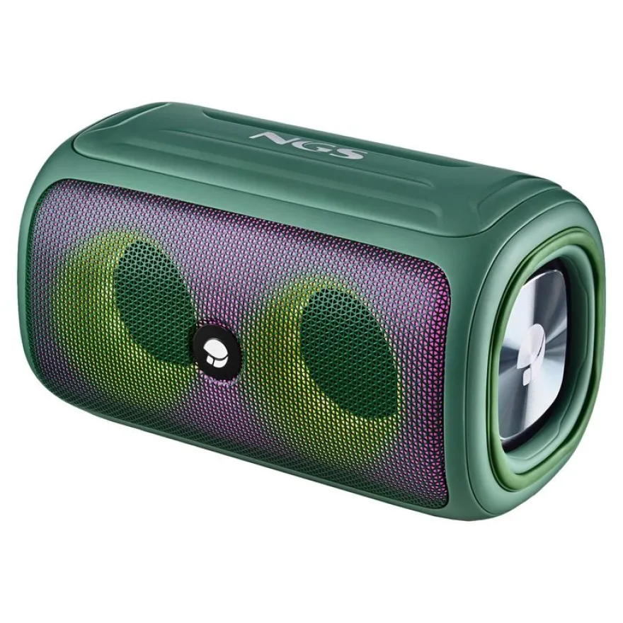NGS Roller Beast - Mini enceinte sans fil - Bluetooth - 32 Watt - vert