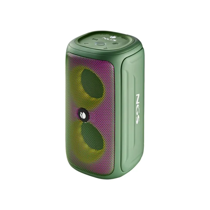 NGS Roller Beast - Mini enceinte sans fil - Bluetooth - 32 Watt - vert