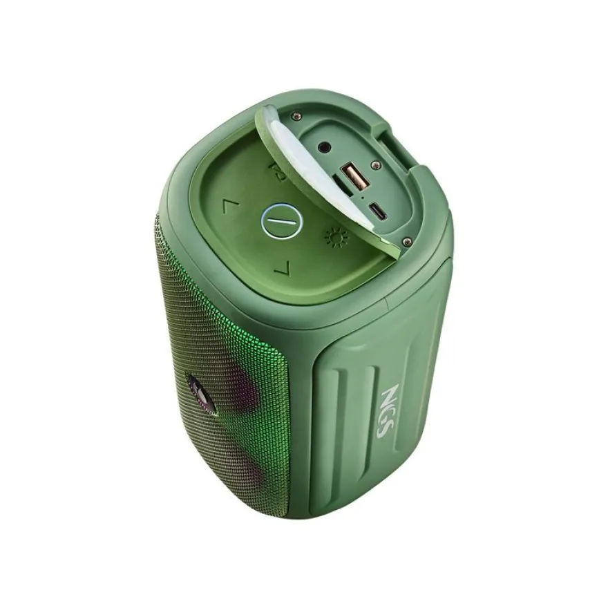 NGS Roller Beast - Mini enceinte sans fil - Bluetooth - 32 Watt - vert