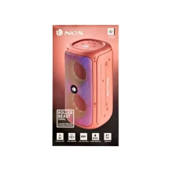 NGS Roller Beast - Mini enceinte sans fil - Bluetooth - 32 Watt - Corail