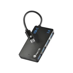 NGS Wonder IHUB4 - Concentrateur (hub) - USB-C, PC/MAC/tablet compatible - 4 x SuperSpeed USB 3.0 - de bureau