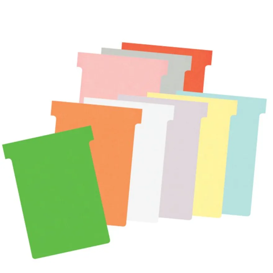 Nobo - 100 Fiches en T - Taille 3 - blanc