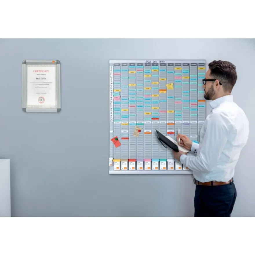 Nobo - 100 Fiches en T - Taille 1,5 - bleu