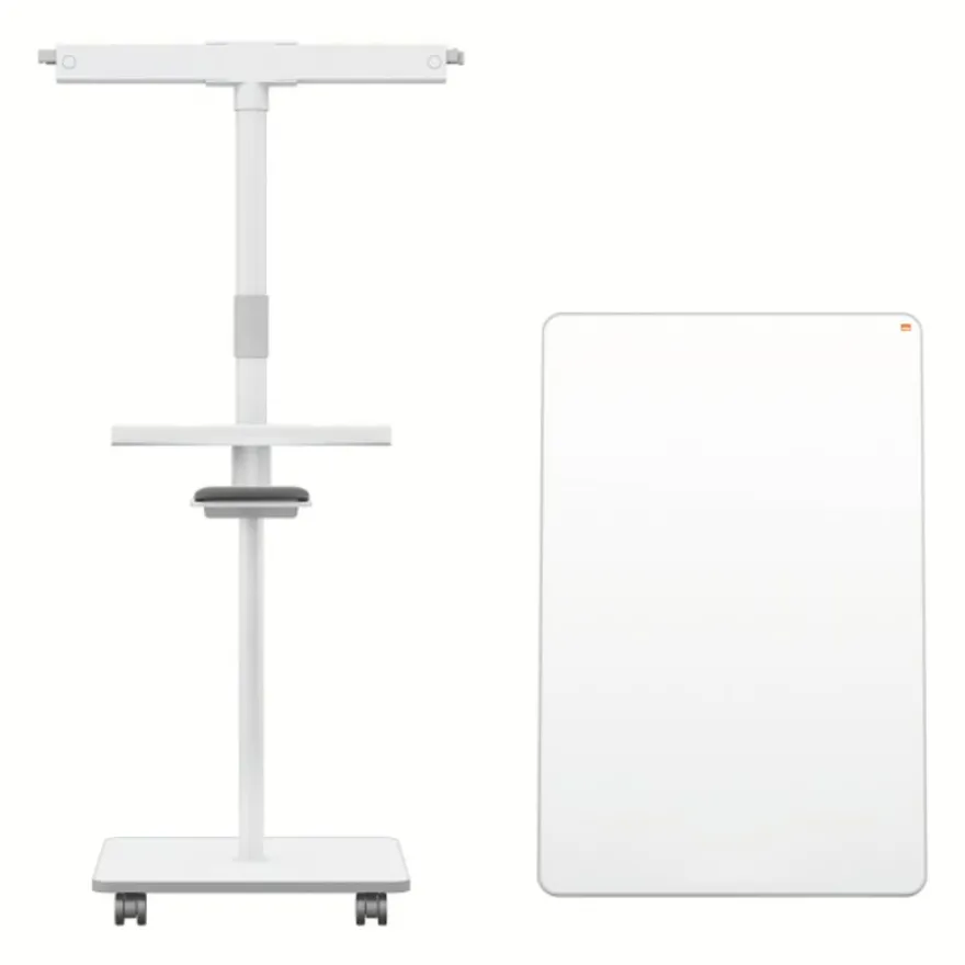 Nobo - Chevalet de conférence mobile - surface acier laqué magnétique - Move & Meet - 700 x 1000 mm