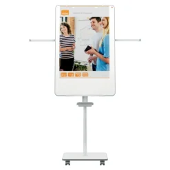 Nobo - Chevalet de conférence mobile - surface acier laqué magnétique - Move & Meet - 700 x 1000 mm
