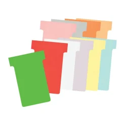 Nobo - Planning à fiches T - 7 colonnes indice 2 - 48 x 48 cm - blanc