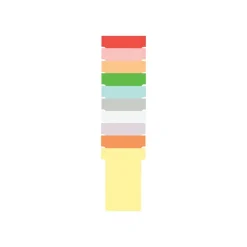 Nobo - Planning annuel à fiches T - 12 colonnes indice 2 - 80 x 66 cm - blanc