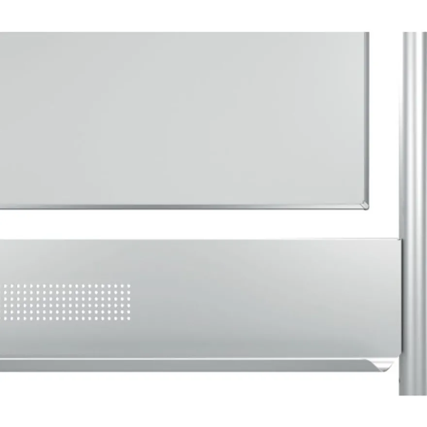 Nobo - Tableau blanc Classic émaillé pivotant mobile - 150 x 120 cm - magnétique