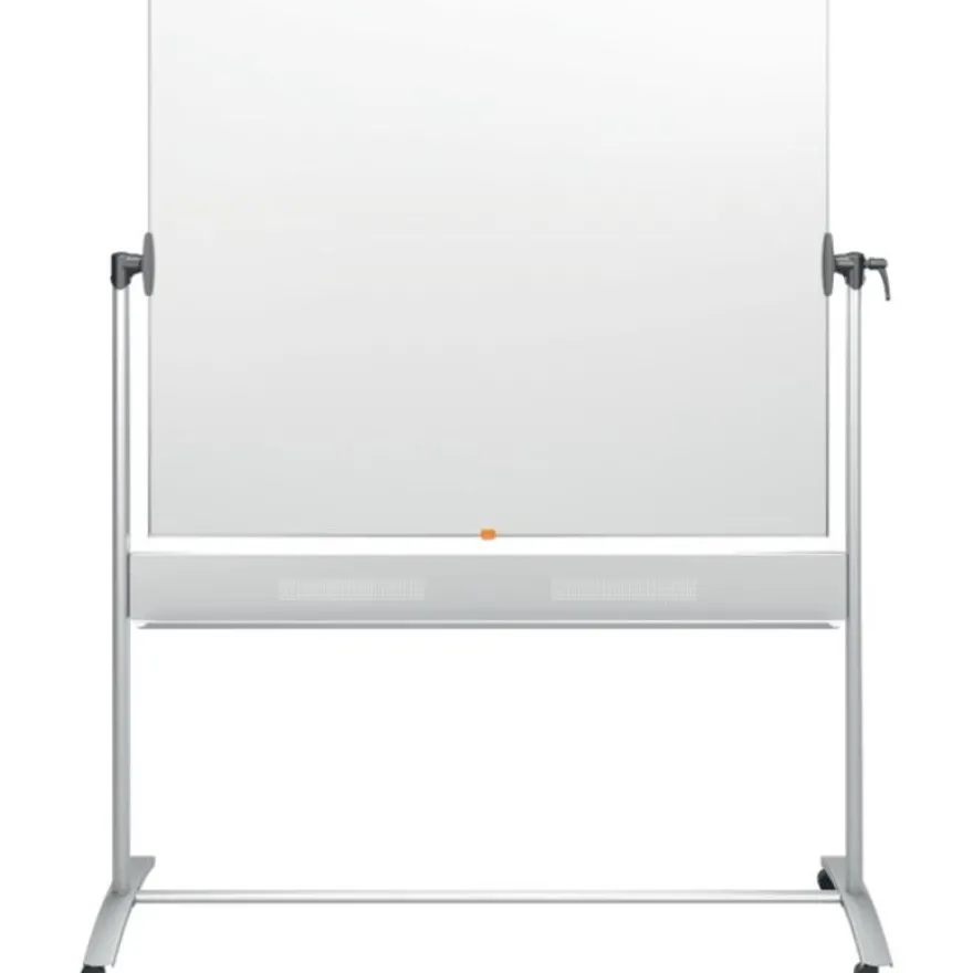Nobo - Tableau blanc Classic émaillé pivotant mobile - 150 x 120 cm - magnétique