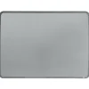 Nobo - Tableau blanc Slimline en acier laqué - 58 x 43 cm - magnétique - cadre gris