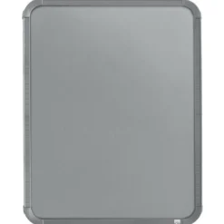 Nobo - Tableau couleur argenté Slimline en acier laqué - 360 x 280 mm