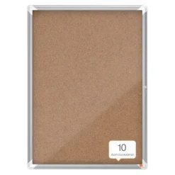 Nobo - Vitrine d'affichage - 9 feuilles A4 - surface liege - porte battante - 70,8 x 96,9 x 4,3 cm