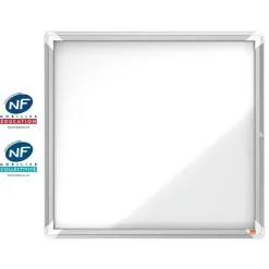 Nobo - Vitrine d'affichage - 6 feuilles A4 - surface magnetique - porte battante - 70,8 x 66,7 x 4,3 cm