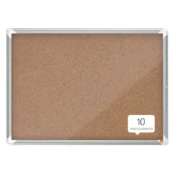 Nobo - Vitrine d'affichage - 8 feuilles A4 - surface liege - porte battante - 92,3 x 66,7 x 4,3 cm