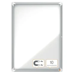 Nobo - Vitrine d'affichage - 9 feuilles A4 - surface magnetique - porte battante - 70,8 x 96,9 x 4,3 cm