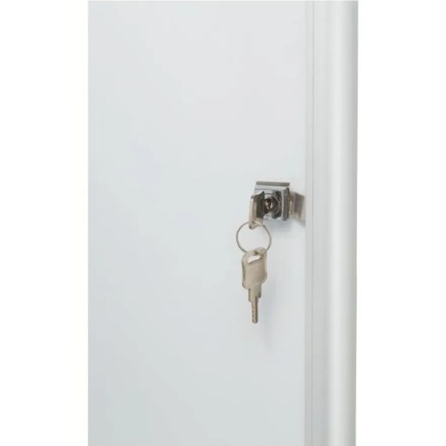 Nobo - Vitrine d'intérieur extra plate - 1 feuilles A4 - surface magnetique - porte battante - 30 x 38,5 x 2,5 cm