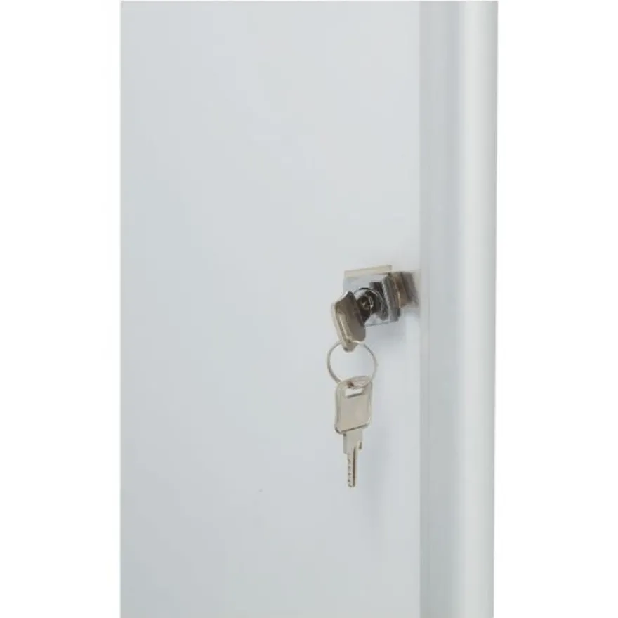Nobo - Vitrine d'intérieur extra plate - 6 feuilles A4 - surface magnetique - porte battante - 68 x 72,5 x 2,5 cm
