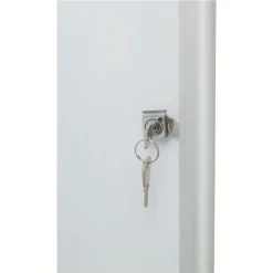 Nobo - Vitrine d'intérieur extra plate - 9 feuilles A4 - surface magnetique - porte battante - 73 x 98 x 2,5 cm