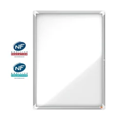 Nobo - Vitrine extérieure - 9 feuilles A4 - Surface magnétique - porte battante - 70,8 x 96,9 x 4,3 cm