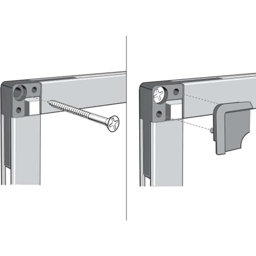 Nobo Classic Steel - Tableau blanc acier laqué - 120 x 90 cm