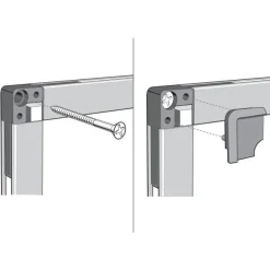 Nobo Classic Steel - Tableau blanc acier laqué - 90 x 60 cm